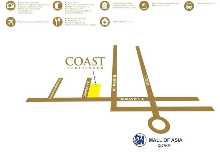 Coast By J 40th Floor Penthouse Apartamento Manila